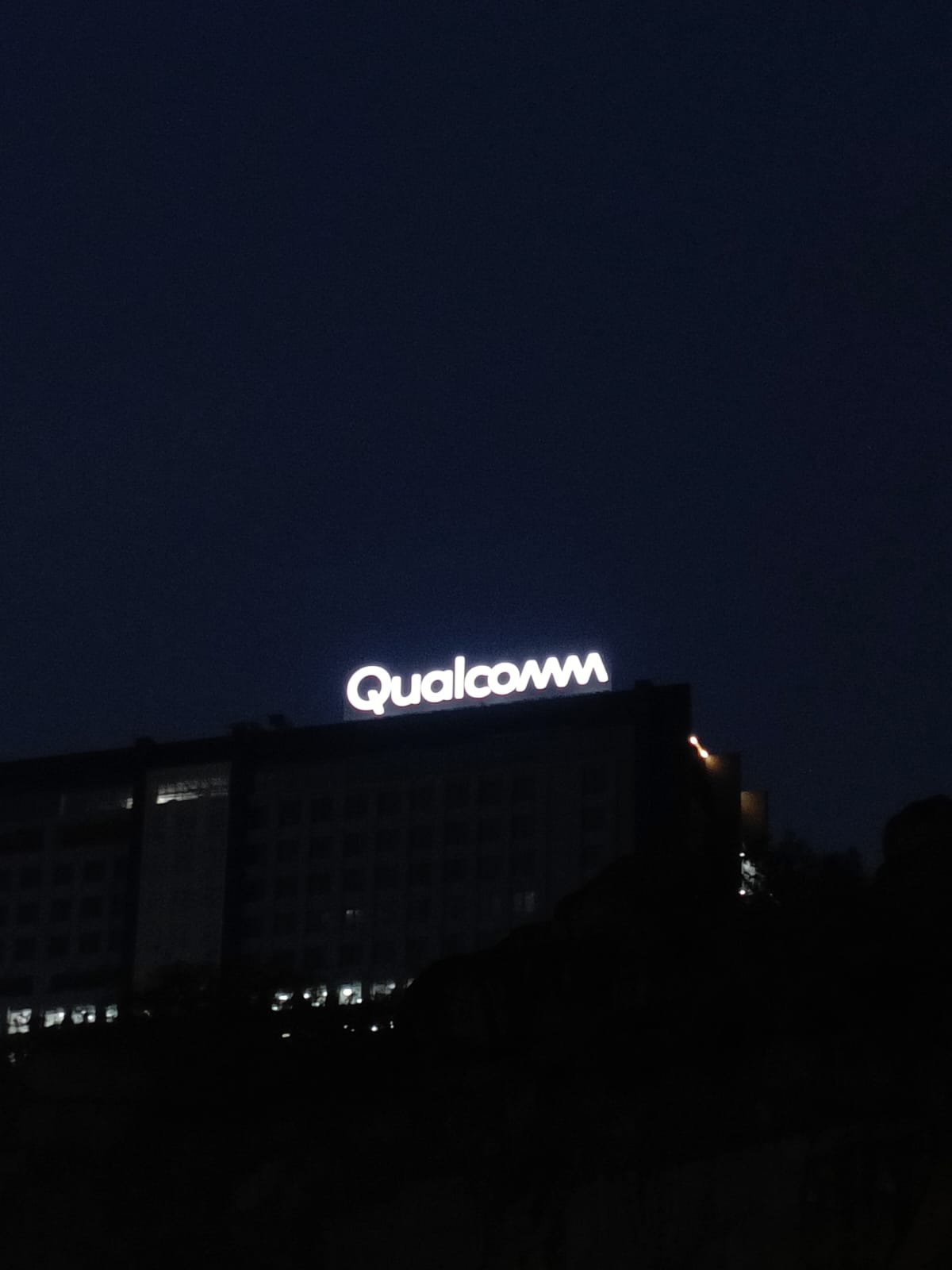 LED Signage on the Building facade