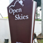 Open Skies Pylon Signage Design