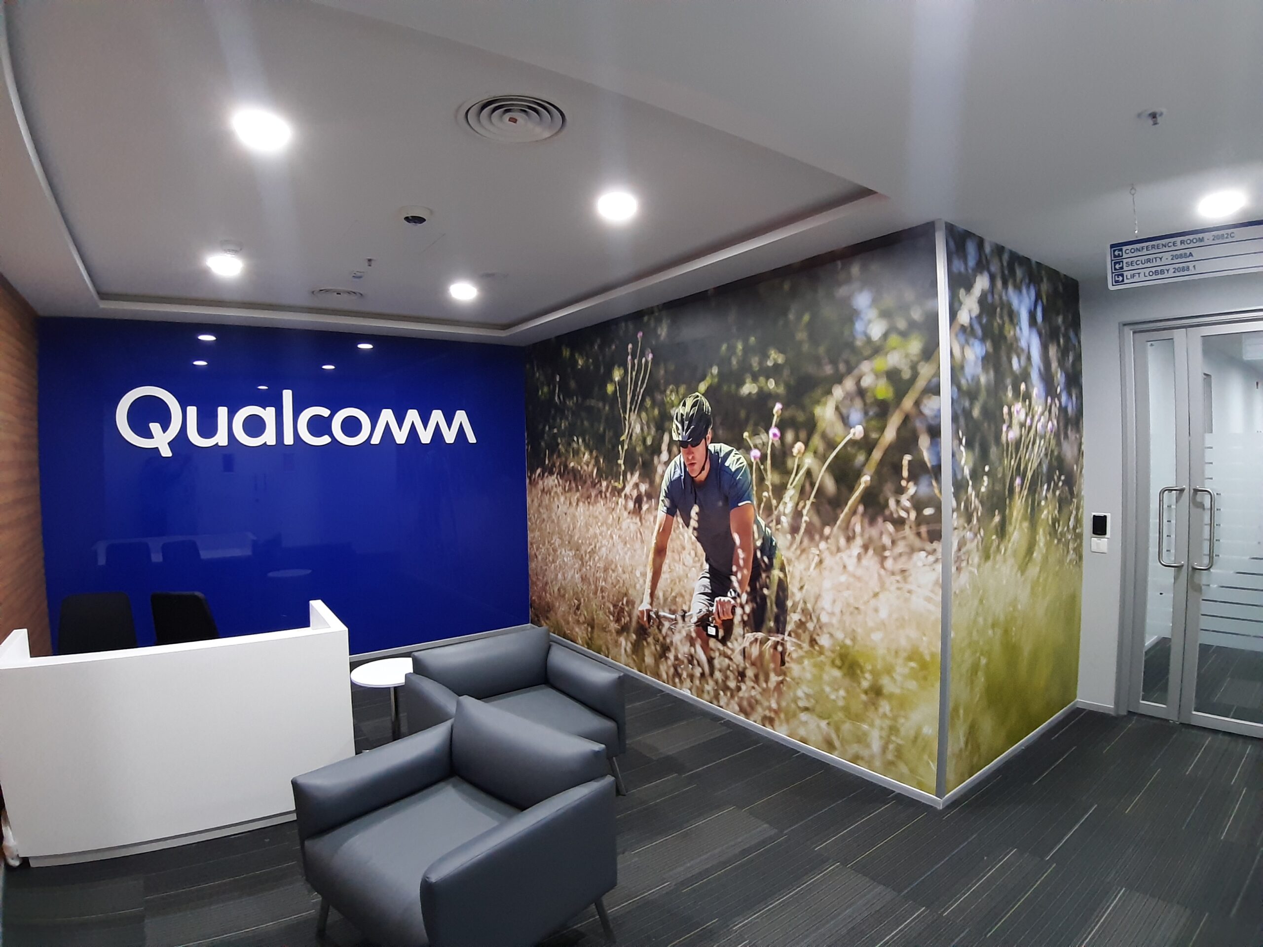 Qualcomm Wall Graphics Image